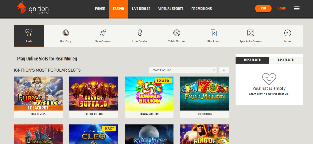 Free Online Ignition Casino Review 2023: Bonus Codes, How to Download Mobile App 3