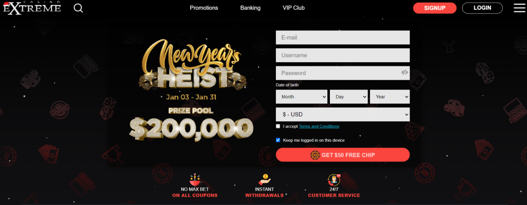 Online Extreme Casino Review 2023: Login, Bonus Codes, Free Chips and Spins 1