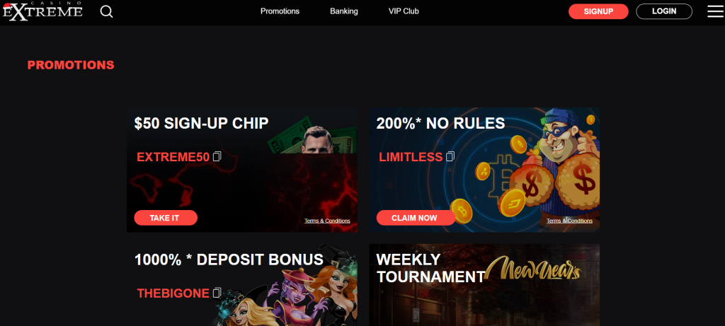 Online Extreme Casino Review 2023: Login, Bonus Codes, Free Chips and Spins 4