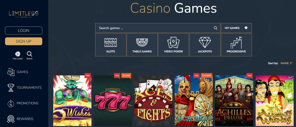 Review Online Limitless Casino 2023: Login, Bonus Codes, Free Chips and Spins 4